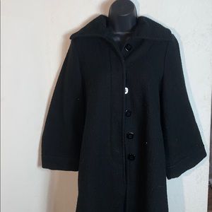 Sunny Leigh black pea coat. Super warm and cute!🖤